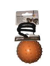 Jouet pour Chien Balle caoutchouc avec corde Mauve Gloria DIAM 6 (30cm)